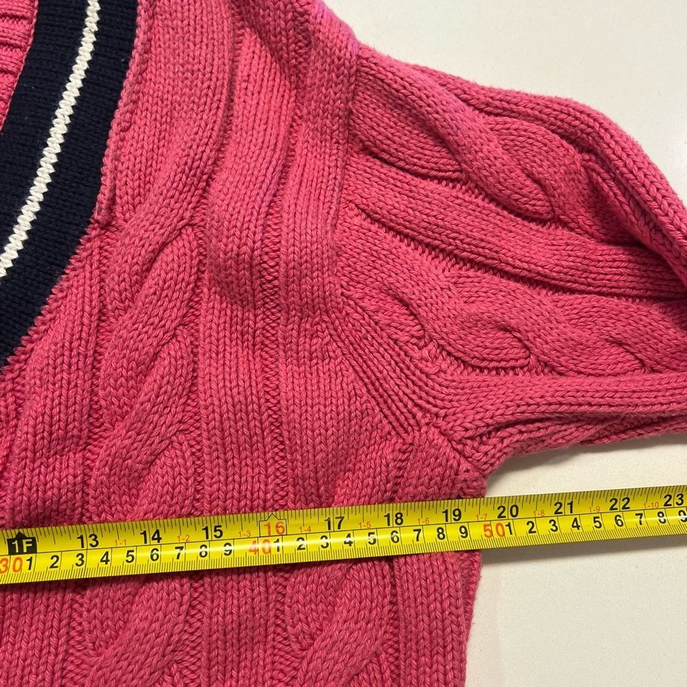 BR ATHLETICS Cricket Sweater Preppy Varsity Chunky Knit Cotton | Retail $158 XXS - Picture 9 of 10